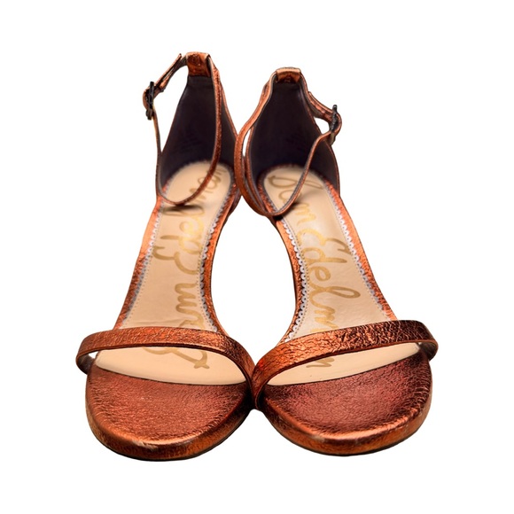 Sam Edelman Metallic Copper Heels - Picture 6 of 11